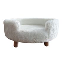 Canapé sofa blanc 43x20 - CATS FASHION