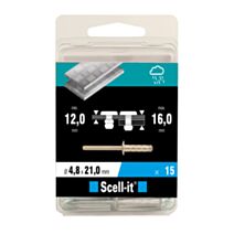 Boîte de 15 rivets multi-serrage Ø 4.8 x 21.0 mm - SCELL IT