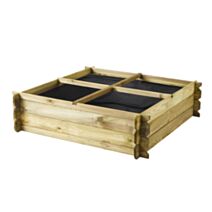 Carré potager au sol BASIL 1000 x 1000 x H270 mm