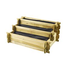 Carré potager ANGELIC - 110L 800x600x360 mm - 3 etages