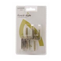 4 équerres + vis + embout 30 x 35 x 70 mm - CERLAND