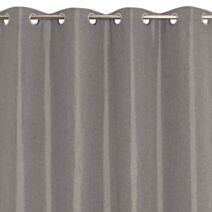 Rideau thermique 135x240cm Chambray gris - JBY CREATION