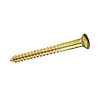 15 vis bois tête fraisée laiton bombée laiton 4x30 - INVENTIV