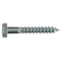 15 tirefonds acier zingué 6x25 - INVENTIV