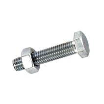 50 boulons tête hexagonale acier zingué 6x60 - INVENTIV