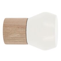 Embout évase bois Ø28mm laqué blanc - INVENTIV