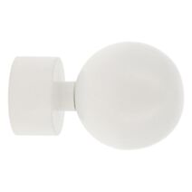 Embout sphère bois Ø35mm laqué blanc - INVENTIV