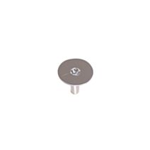 Bouton meuble Percing Métal Blanc ø30mm h27mm - B BEAUTY
