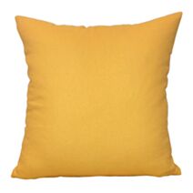 Coussin déhoussable coton Jaya 40x40cm jaune - INVENTIV