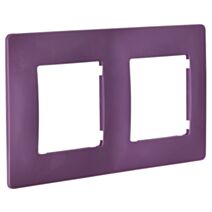 Double Plaque Finition Di-Line Figue N°1 Violet - INVENTIV