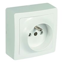 Prise 2P+T Saillie Renov'Line 16A Blanc - INVENTIV