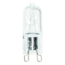 2 ampoules halogènes G9 410lm 30W Ton chaud - INVENTIV