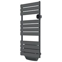 Sèche serviette inertie fluide + soufflerie Venio 1500W Anthracite - INVENTIV