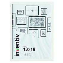 Cadre Photo PVC 13x18cm Blanc - INVENTIV