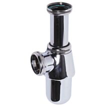 Siphon de lavabo laiton chromé - INVENTIV
