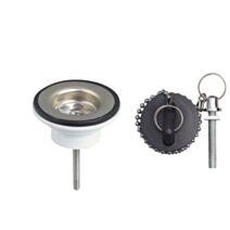 Bonde de lavabo à bouchon - INVENTIV