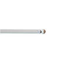 Barre Rideaux Boule Extensible 70-110cm Blanc - INVENTIV