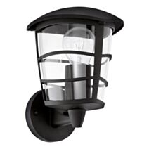 Applique extérieure montante Inari E27 60w noir - INVENTIV