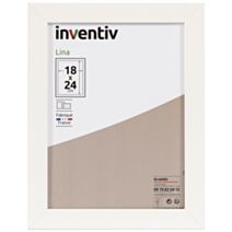 Cadre photo Lina 18x24cm Blanc - INVENTIV