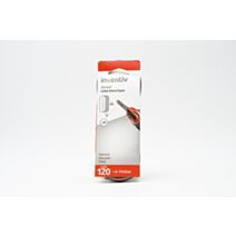 4 bandes abrasif ponceuse à bande 13x454mm Grain 120 - INVENTIV