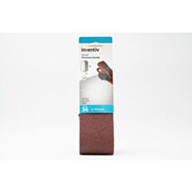 2 bandes abrasif ponceuse à bande 75x533mm Grain 36 - INVENTIV