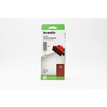 5 Patins trous ovales 93x190mm Grain 80 - INVENTIV