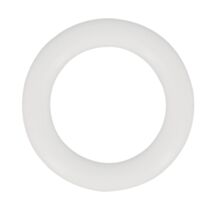 Lot de 10 anneaux en plastique 42 mm pour tringle à rideaux Ø20 blanc - INVENTIV