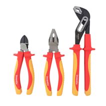 Jeu de 3 pinces isolées chrome vanadium - INVENTIV
