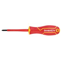 Tournevis Phillips isolé PH1x80mm chrome vanadium - INVENTIV