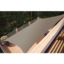 Voile d'ombrage rectangulaire Primo 3x2m Grège - INVENTIV