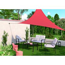 Voile ombrage triangulaire Primo 3x3m Ivoire - INVENTIV