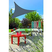 Voile ombrage triangulaire Primo 3x3m Ardoise - INVENTIV