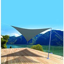 Voile ombrage triangulaire Primo 3x5m Ardoise - INVENTIV