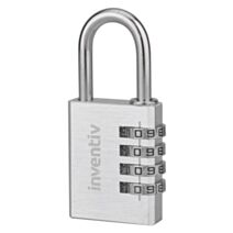 Cadenas à 3 Codes Aluminium 40mm - INVENTIV