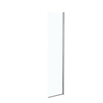 Déflecteur pivotant verre transparent 40cm chromé - INVENTIV