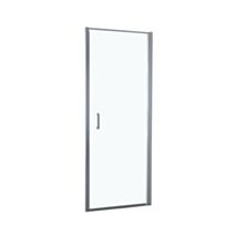 Porte douche pivotante verre transparent 90cm chromé - INVENTIV