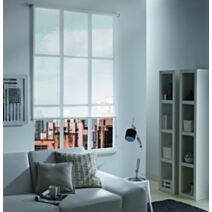 Store enrouleur voile sans perçage blanc 40x160cm - INVENTIV