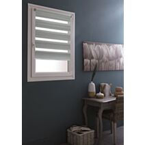 Store enrouleur Jour/Nuit gris clair 125x250cm - INVENTIV