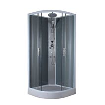 Cabine de douche Quart de cercle Bréhat 90x90x225cm - INVENTIV