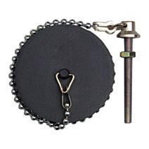 Bonde à bouchon pour évier 1 bac Ø60mm sans trop-plein - INVENTIV