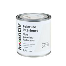 Peinture intérieure Murs Boiseries Radiateurs satin beige olive 0,5L - INVENTIV