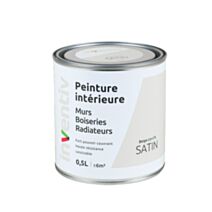 Peinture intérieure Murs Boiseries Radiateurs satin beige lin 0,5L - INVENTIV