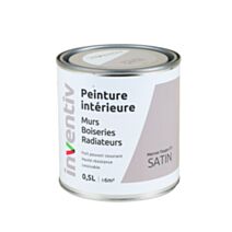 Peinture Murs Boiseries Radiateurs satin 0,5L marron taupe 5 - INVENTIV