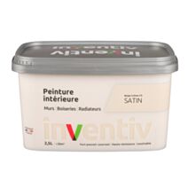 Peinture Murs Boiseries Radiateurs satin 2,5L Beige crème 6 - INVENTIV