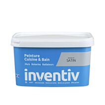 Peinture Cuisine&bain Gris fer 5 Satin 2L - INVENTIV