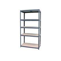 Etagère de rangement 5 tablettes 180 x 90 x 45 cm - INVENTIV