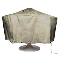 Housse table ronde 160x60cm beige - INVENTIV