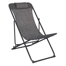 Chaise relax gris clair - INVENTIV