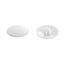30 cache vis plastique blanc, - INVENTIV