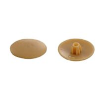 30 cache vis plastique marron clair - INVENTIV